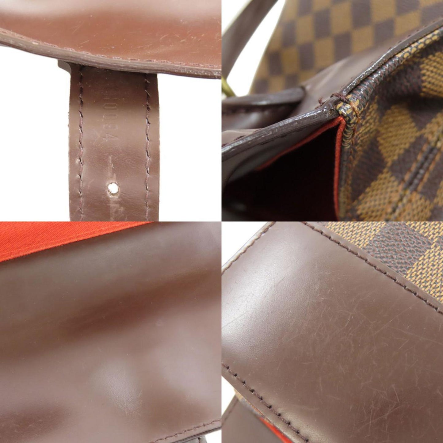 Louis Vuitton Damier Damier Canvas Ebene Damier Canvas Backpack