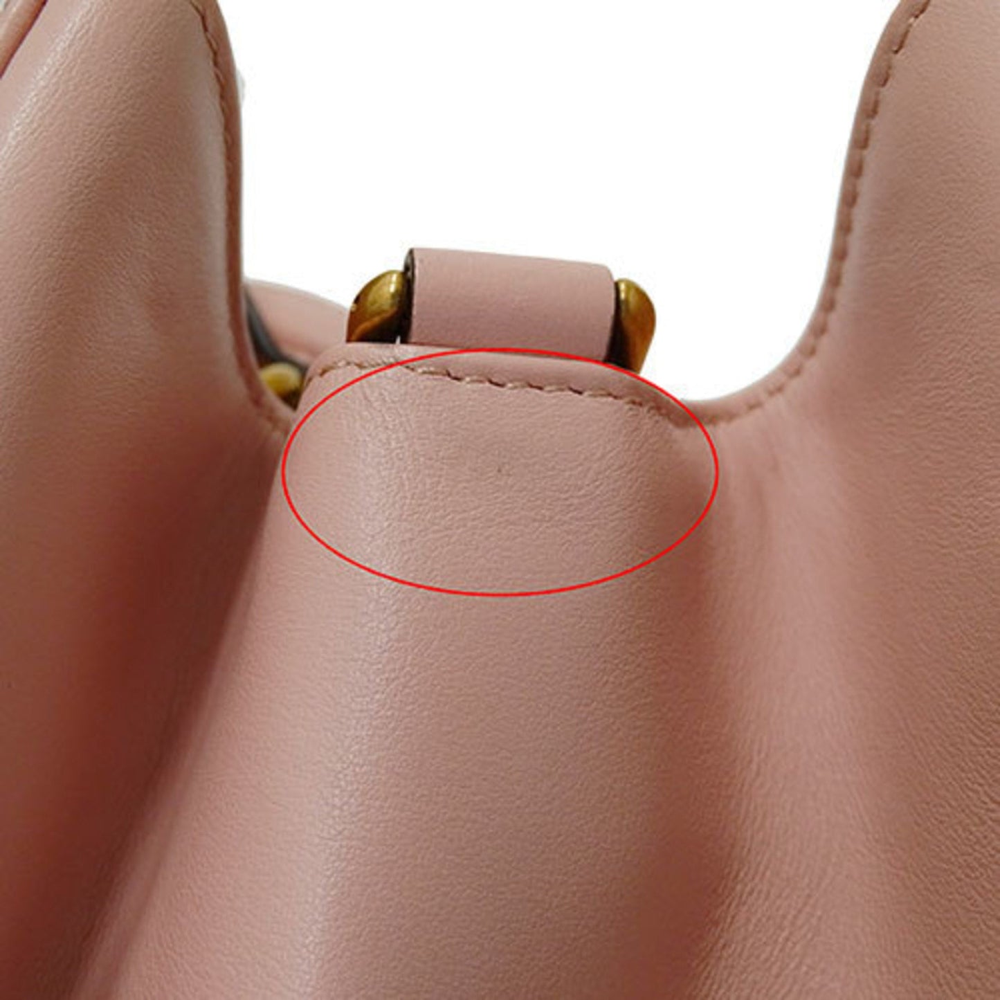 Gucci Pink Leather Handbag Shoulder Bag