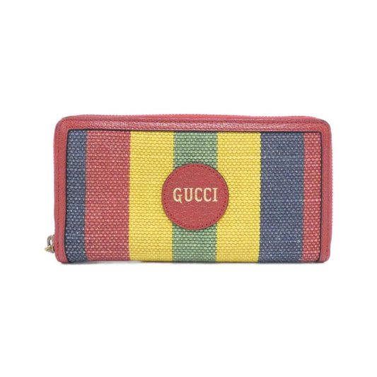 Gucci Multi-Color Canvas Long Wallet (Bi-Fold) ()