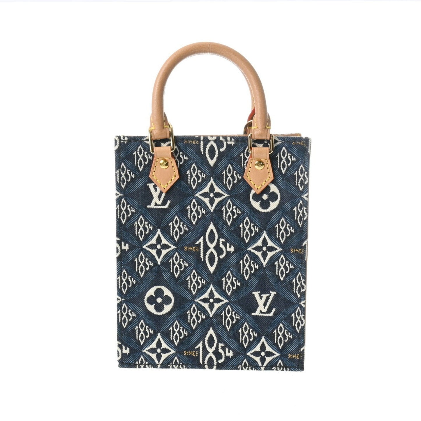 Louis Vuitton Blue Jacquard Shoulder Bag ()