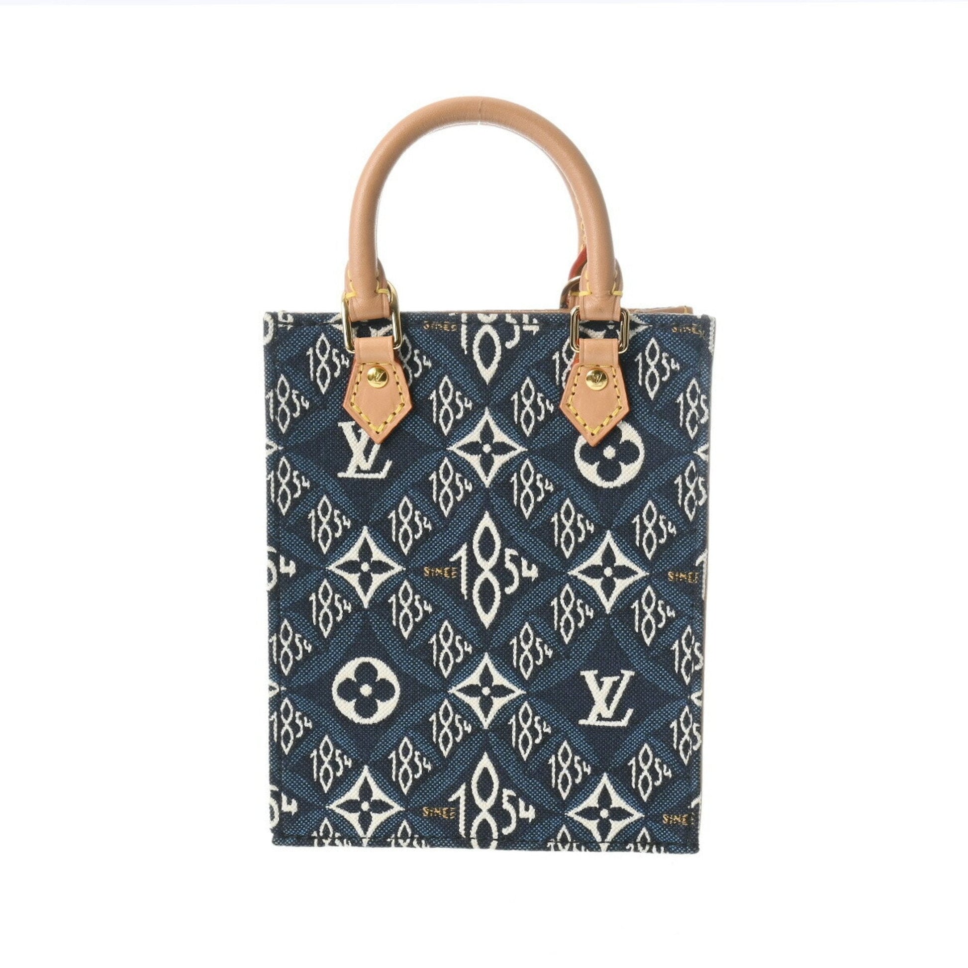 Louis Vuitton Blue Jacquard Shoulder Bag ()