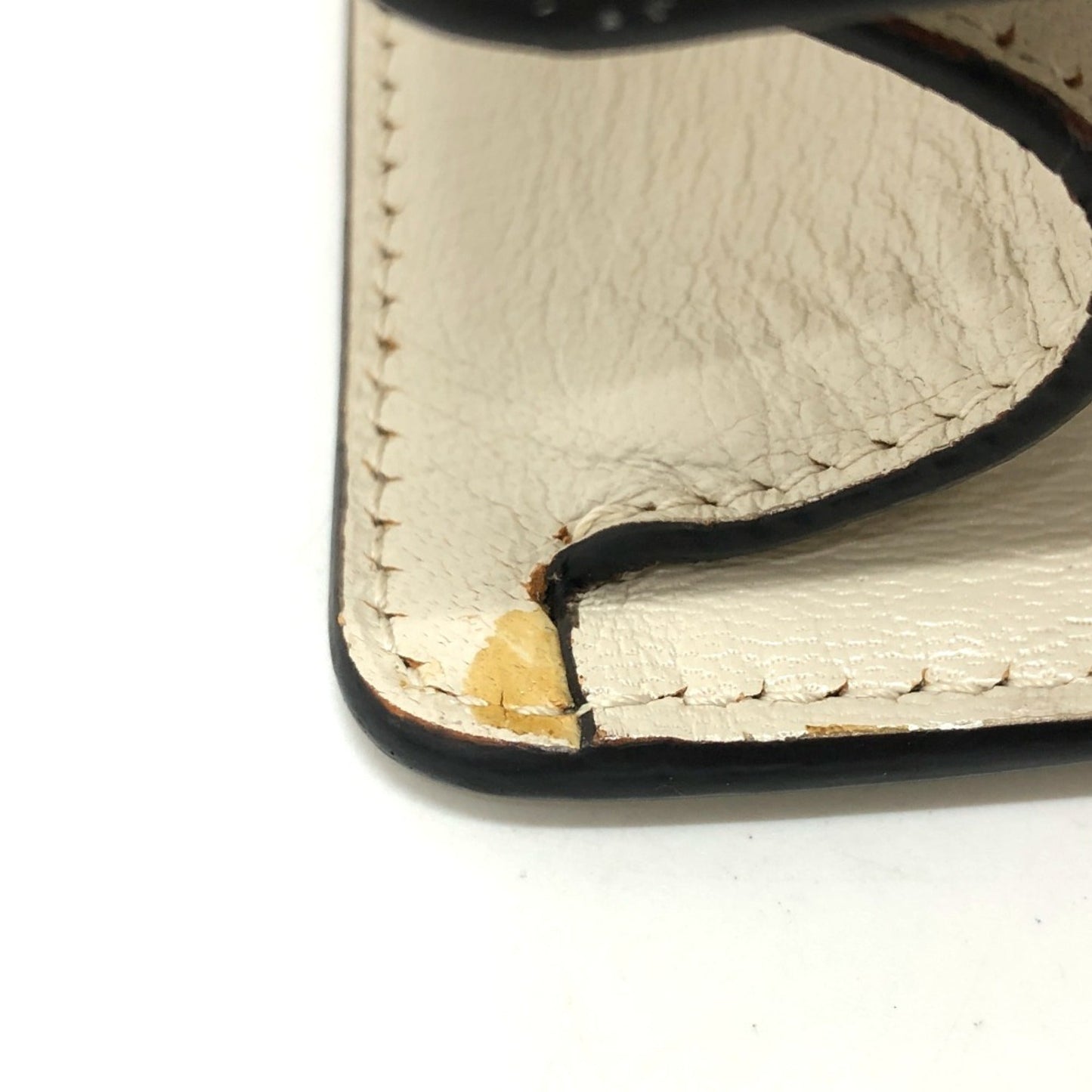 Gucci White Leather Shoulder Bag