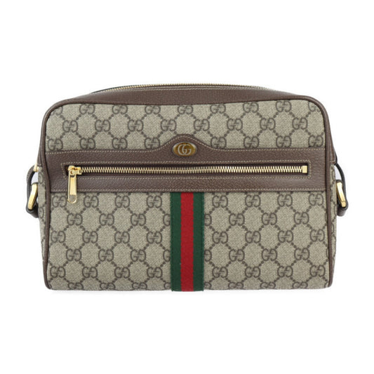 Gucci Beige Gg Supreme Leather Shoulder Bag ()