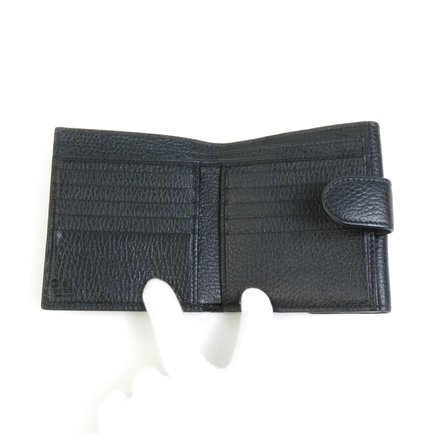 Gucci Black Leather Wallet (Bi-Fold)