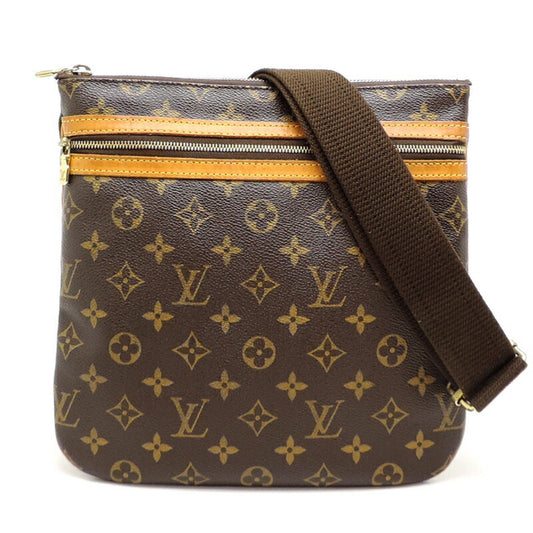 Louis Vuitton Brown Monogram Pochette Shoulder Bag ()