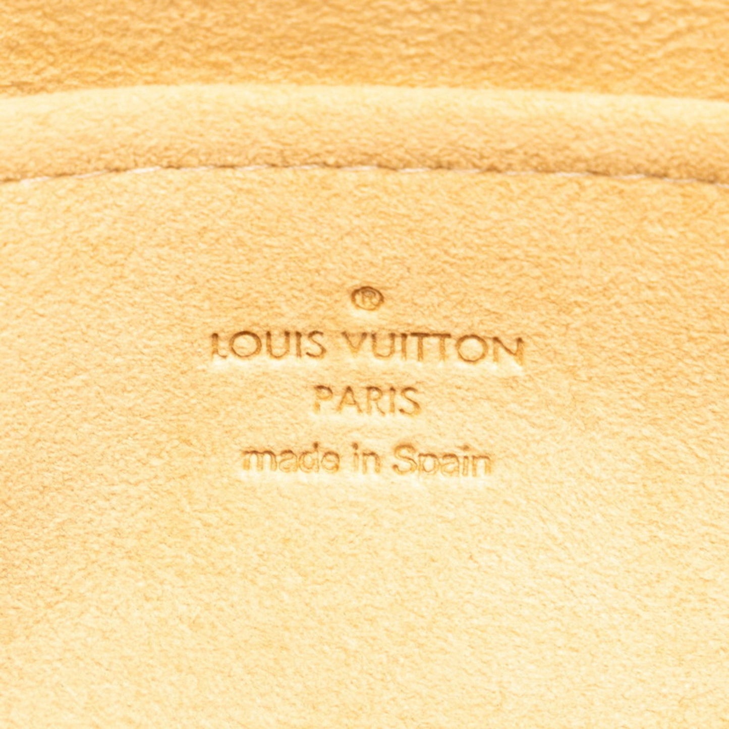 Louis Vuitton Brown Pvc Leather Pochette Shoulder Bag