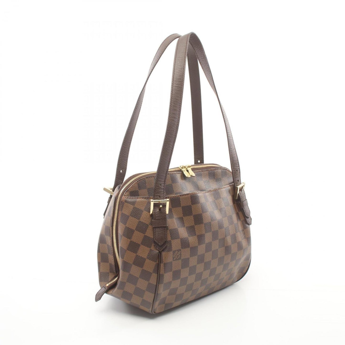 Louis Vuitton Brown Coated Canvas Shoulder Bag