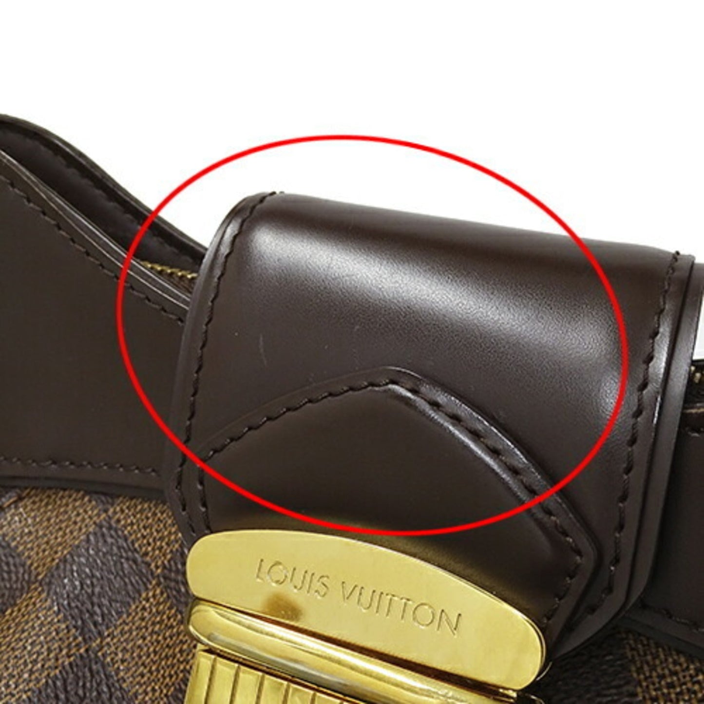 Louis Vuitton Damier Damier Canvas Ebene Damier Canvas Shoulder Bag