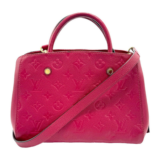 Louis Vuitton Red Color Monogram Empreinte Handbag Shoulder Bag ()