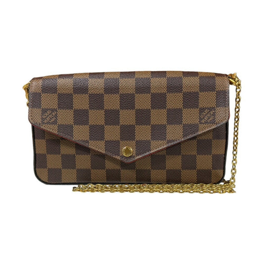 Louis Vuitton Brown Damier Canvas Shoulder Bag ()