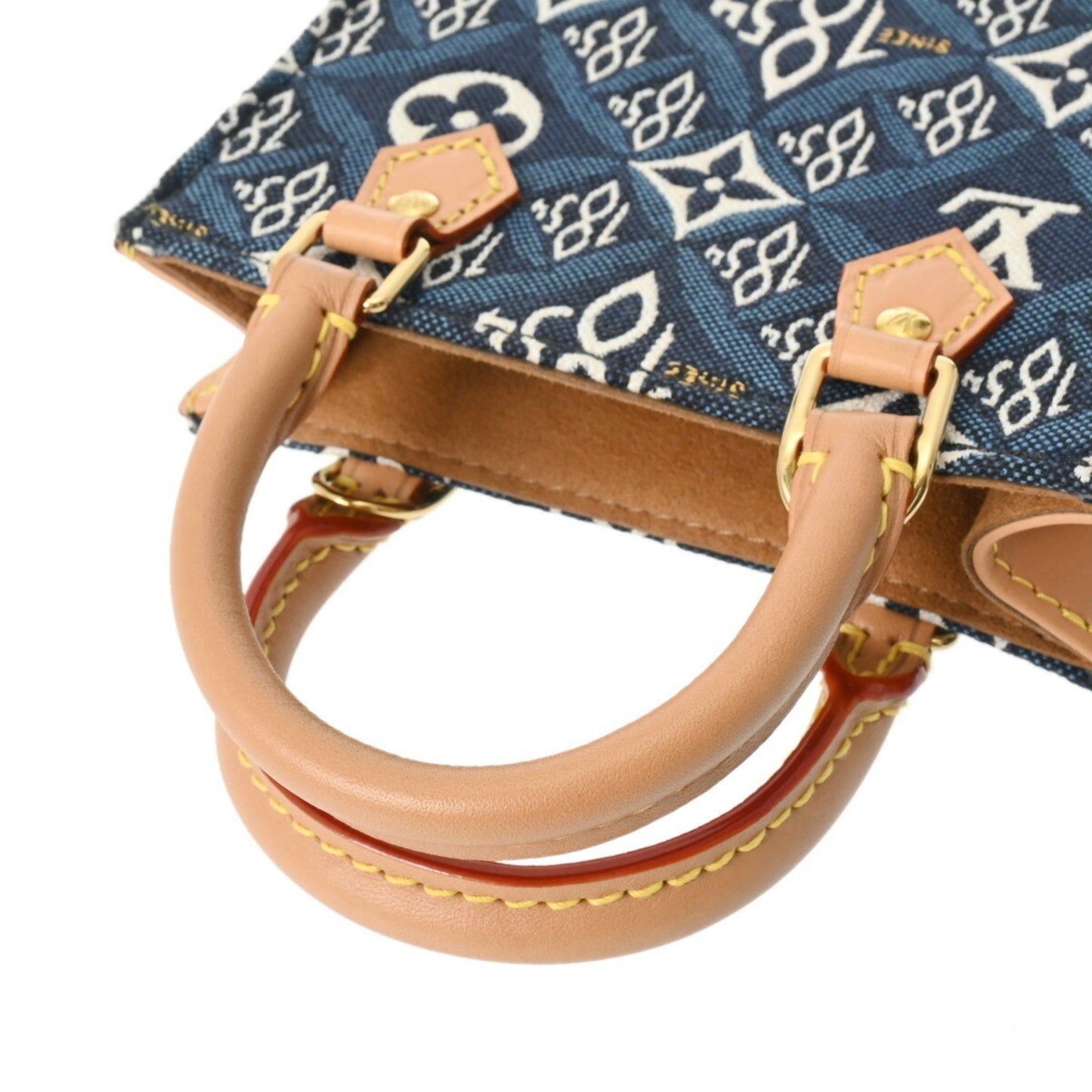 Louis Vuitton Blue Jacquard Shoulder Bag