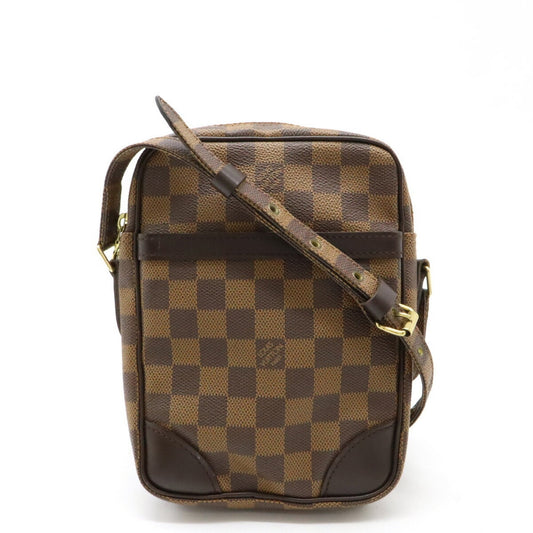 Louis Vuitton Brown Damier Canvas Galle Pvc Shoulder Bag ()