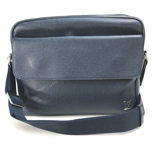 Louis Vuitton Navy Leather Shoulder Bag ()