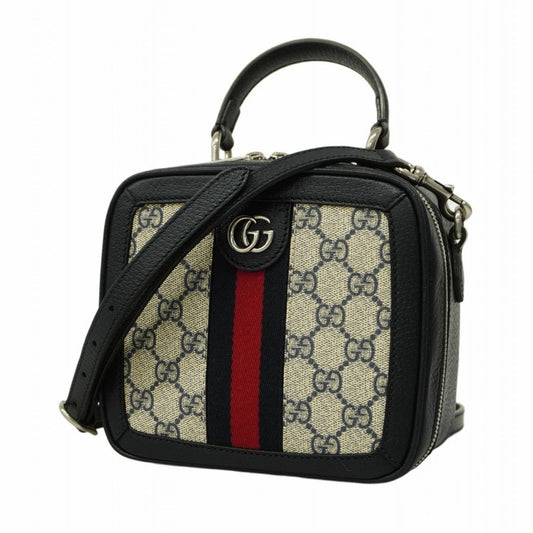 Gucci Navy Red Color Pvc Handbag