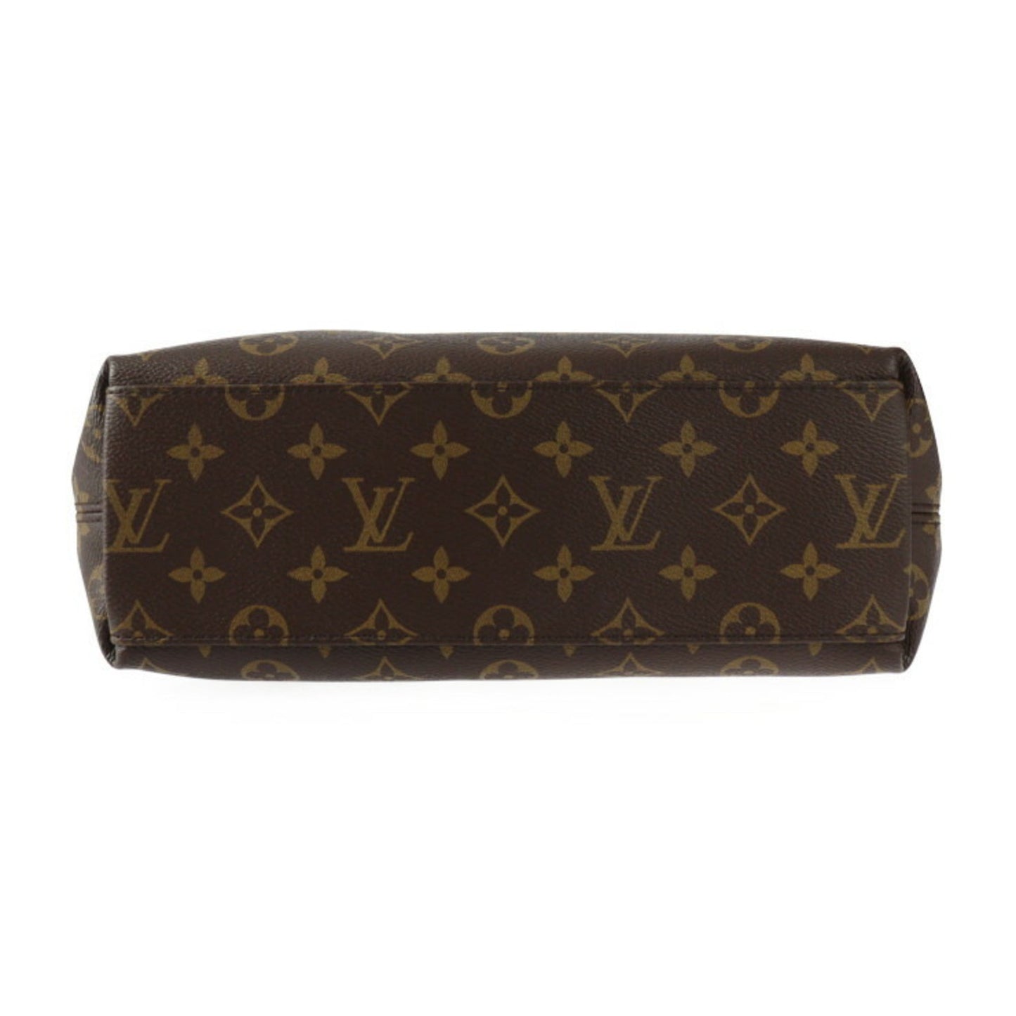 Louis Vuitton Brown Monogram Leather Handbag Shoulder Bag Tote Bag