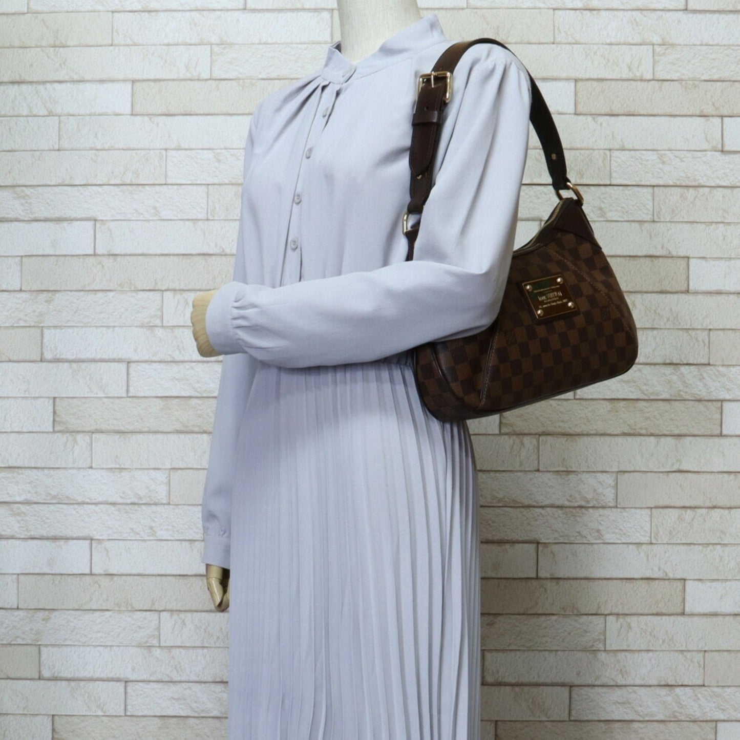 Louis Vuitton Damier Brown Damier Canvas Shoulder Bag