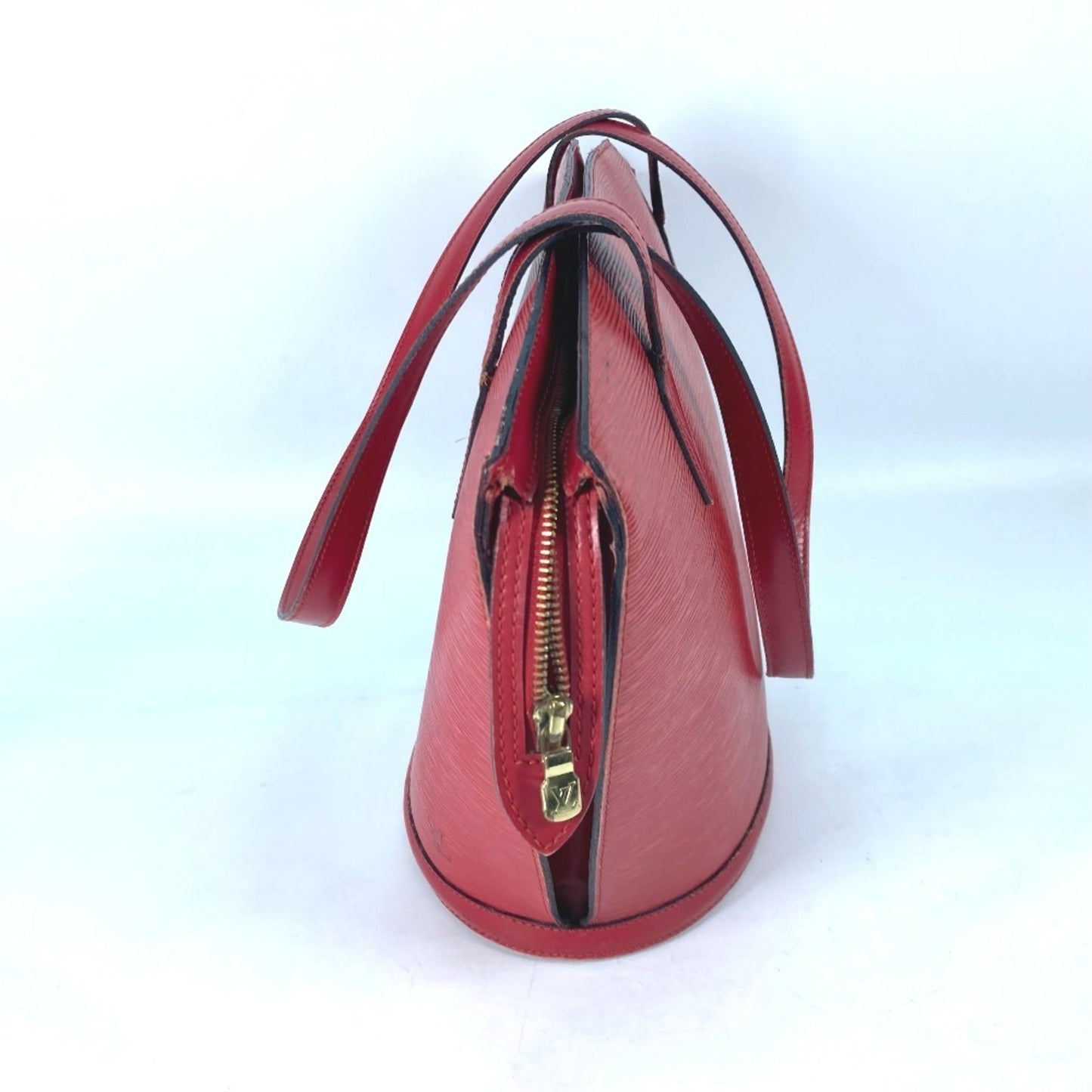 Louis Vuitton Castilian Red Red Color Epi Leather Shoulder Bag Tote Bag