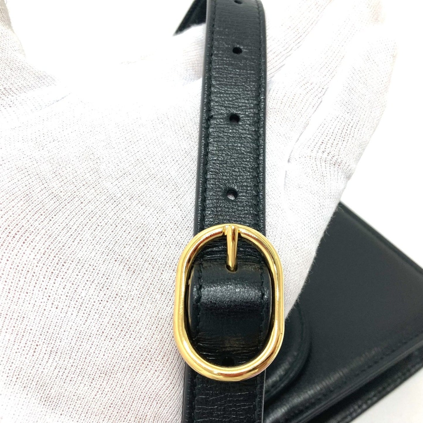 Gucci Black Leather Shoulder Bag