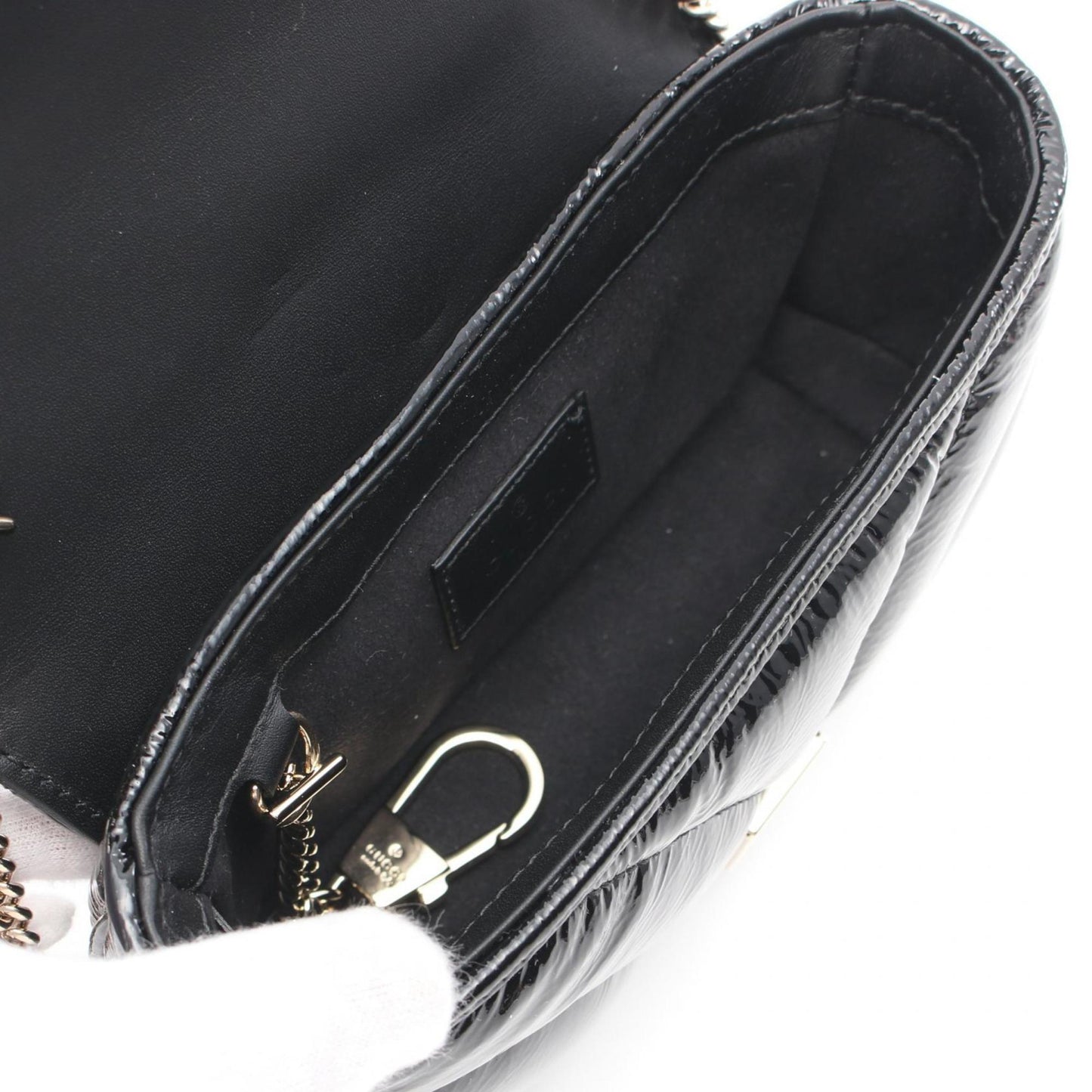 Gucci Black Leather Shoulder Bag
