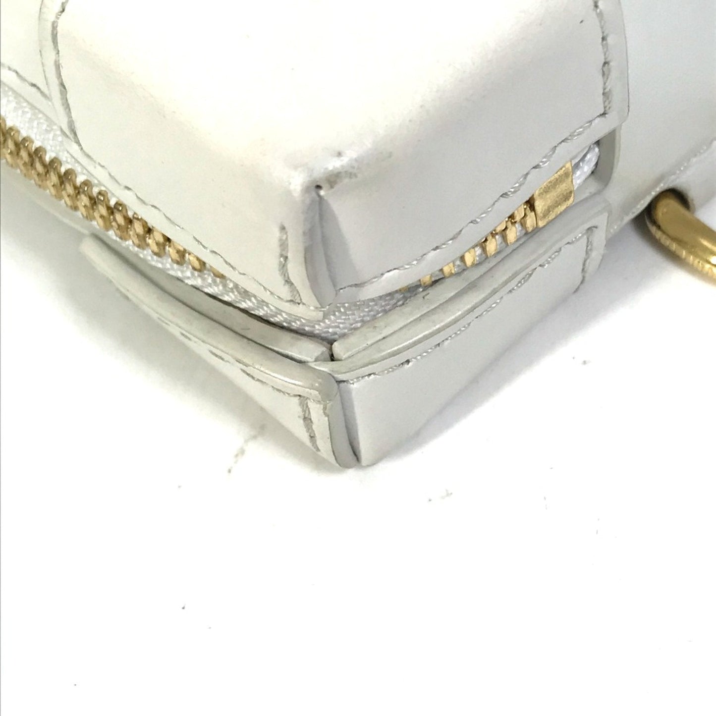 Louis Vuitton White Leather Shoulder Bag