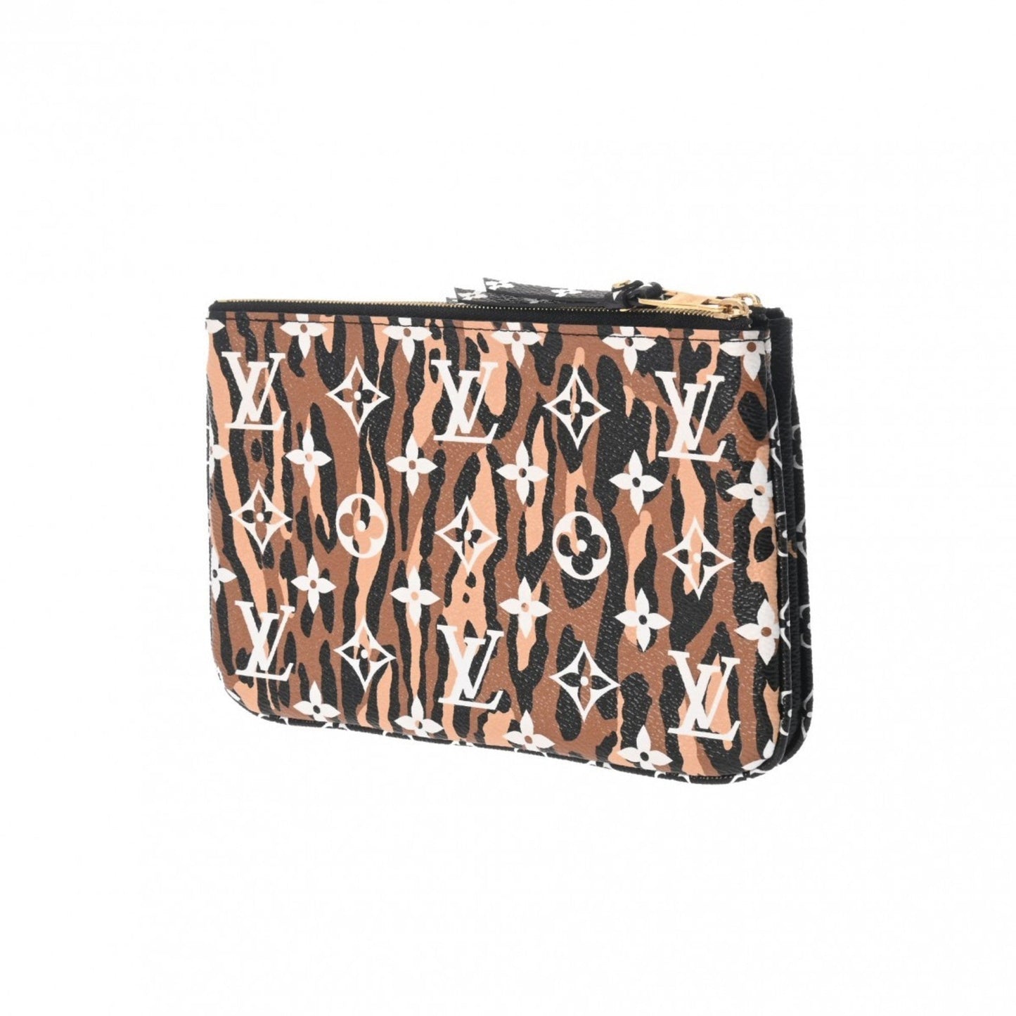Louis Vuitton Black Brown Monogram Monogram Pochette Shoulder Bag