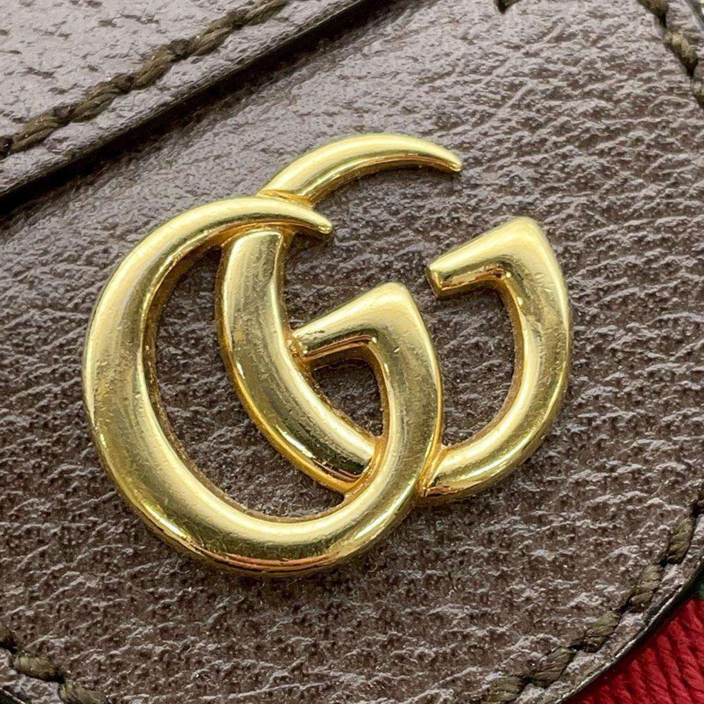 Gucci Brown Pvc Leather Shoulder Bag