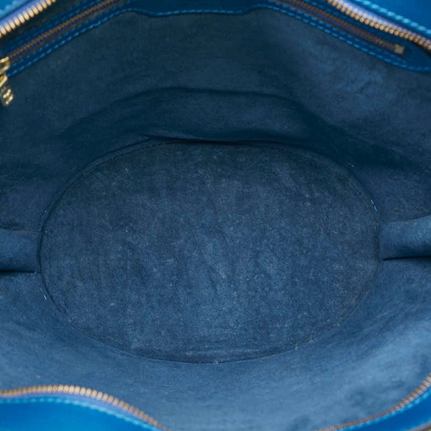 Louis Vuitton Toledo Blue Leather Shoulder Bag Tote Bag