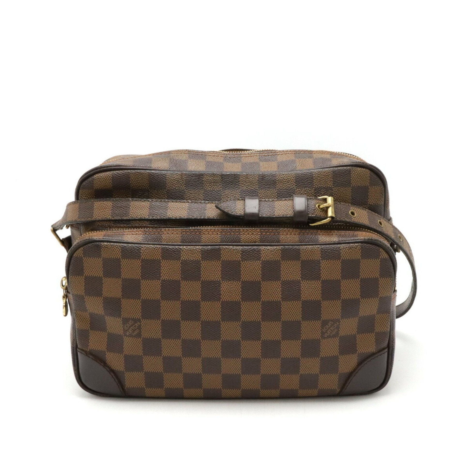 Louis Vuitton Brown Pvc Shoulder Bag ()