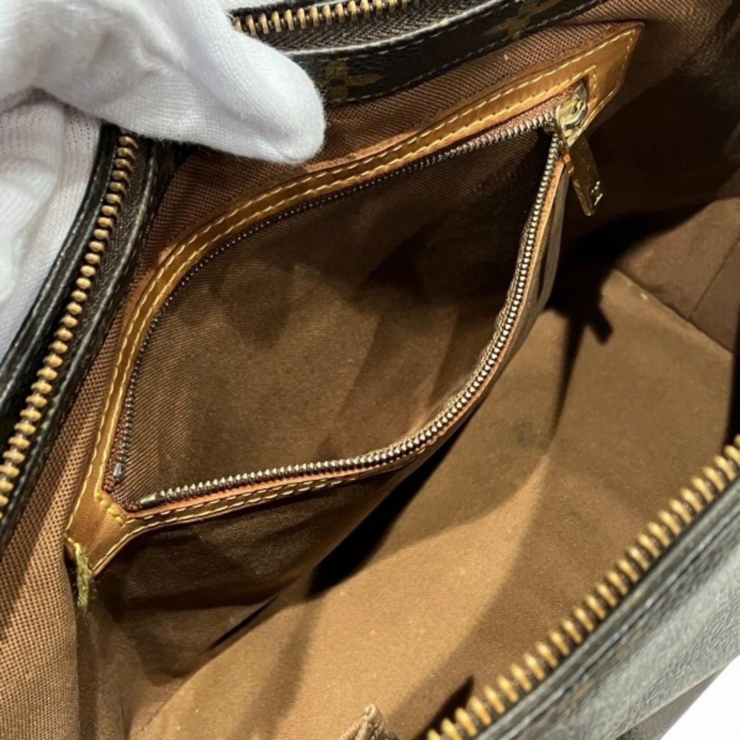 Louis Vuitton Brown Shoulder Bag Tote Bag