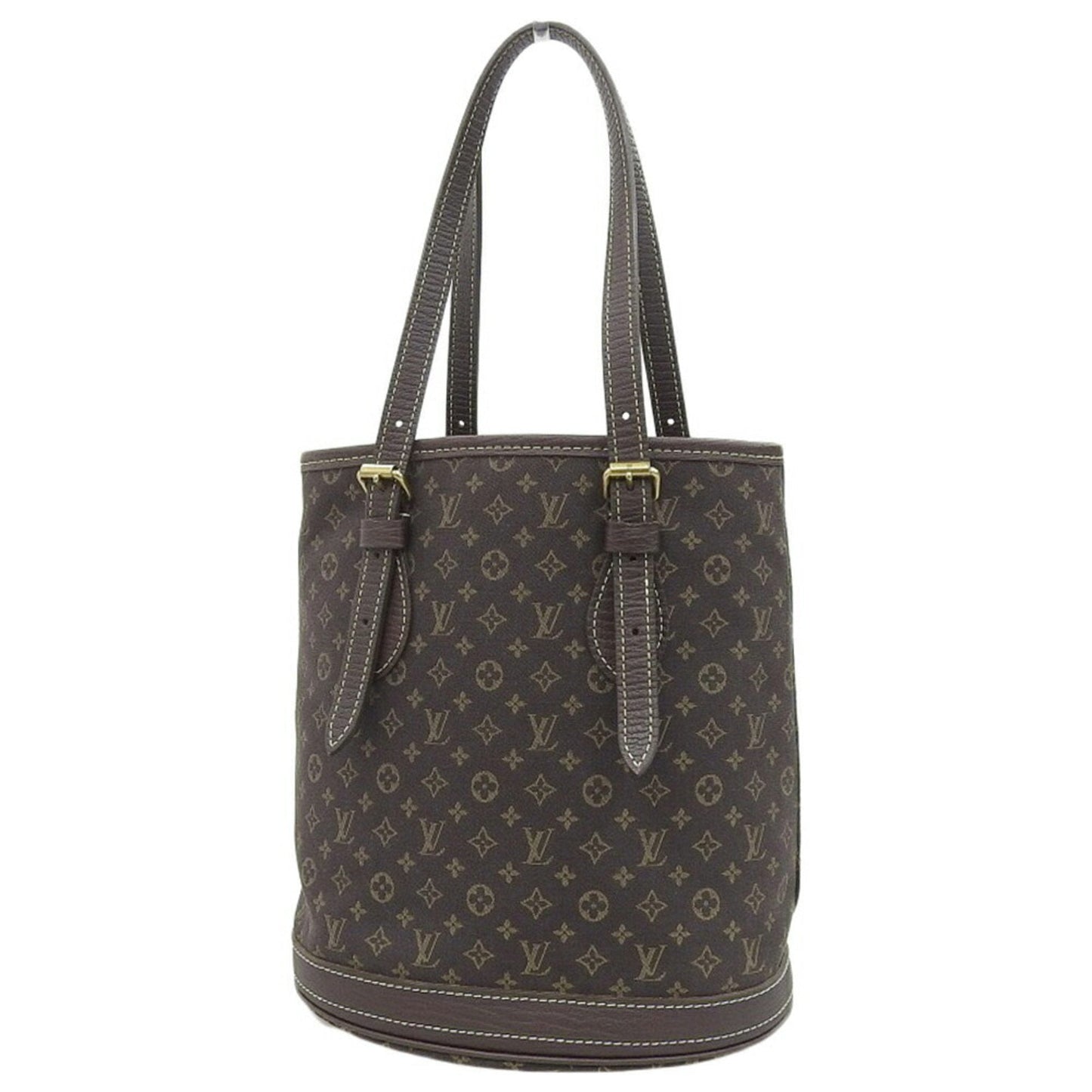 Louis Vuitton Ebene Monogram Mini Lin Handbag Shoulder Bag