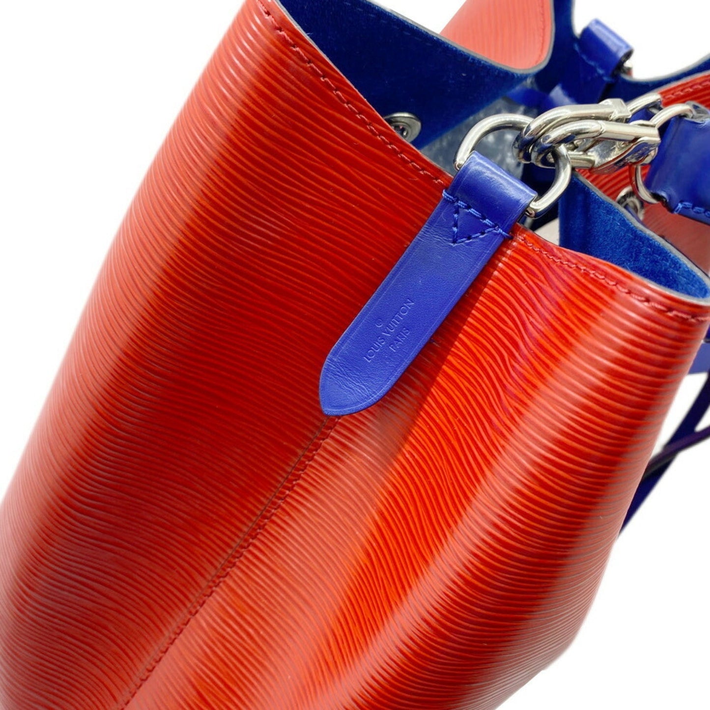 Louis Vuitton Blue Red Color Epi Leather Handbag Shoulder Bag