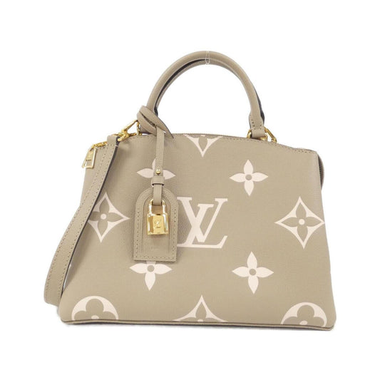 Louis Vuitton Cream Tourterelle Leather Handbag Shoulder Bag ()