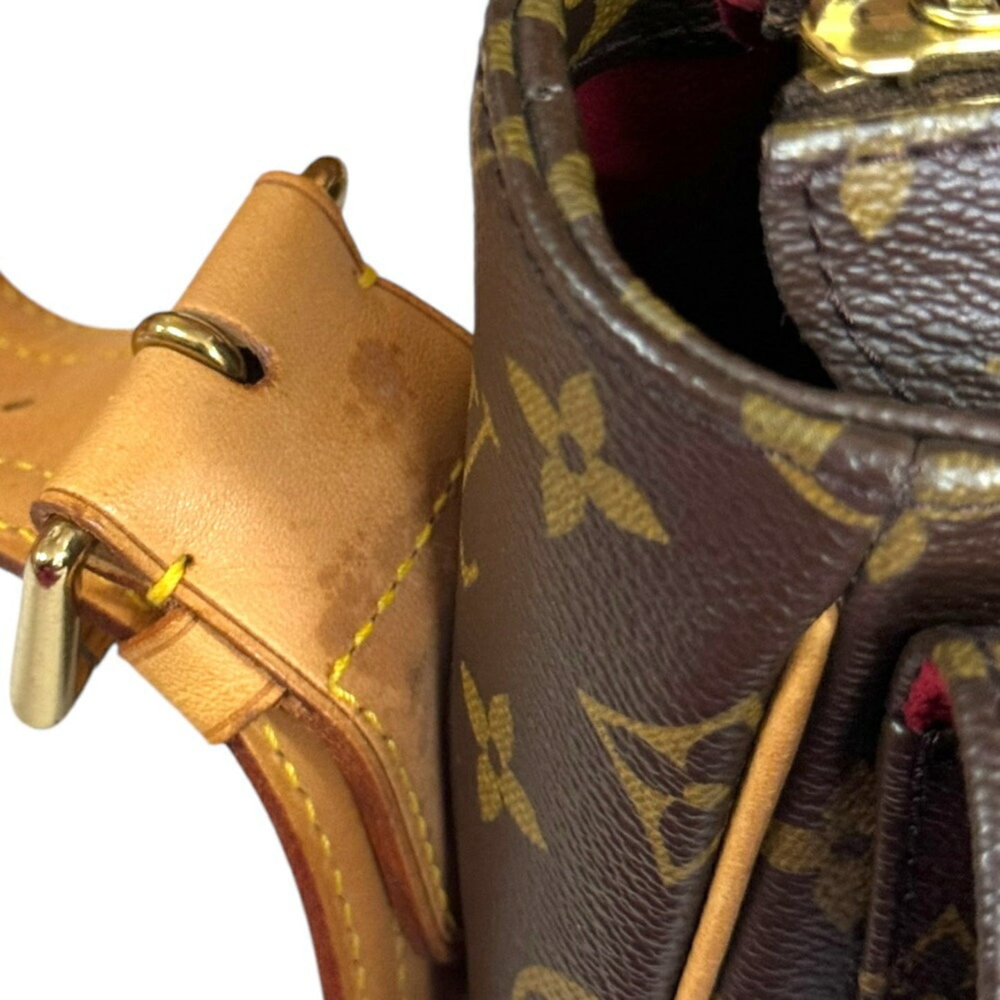 Louis Vuitton Brown Monogram Canvas Shoulder Bag