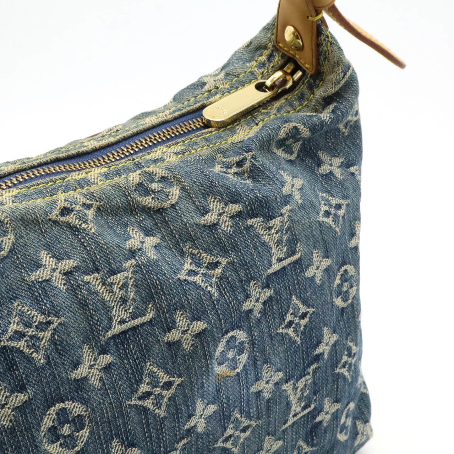 Louis Vuitton Monogram Denim Blue Monogram Denim Shoulder Bag
