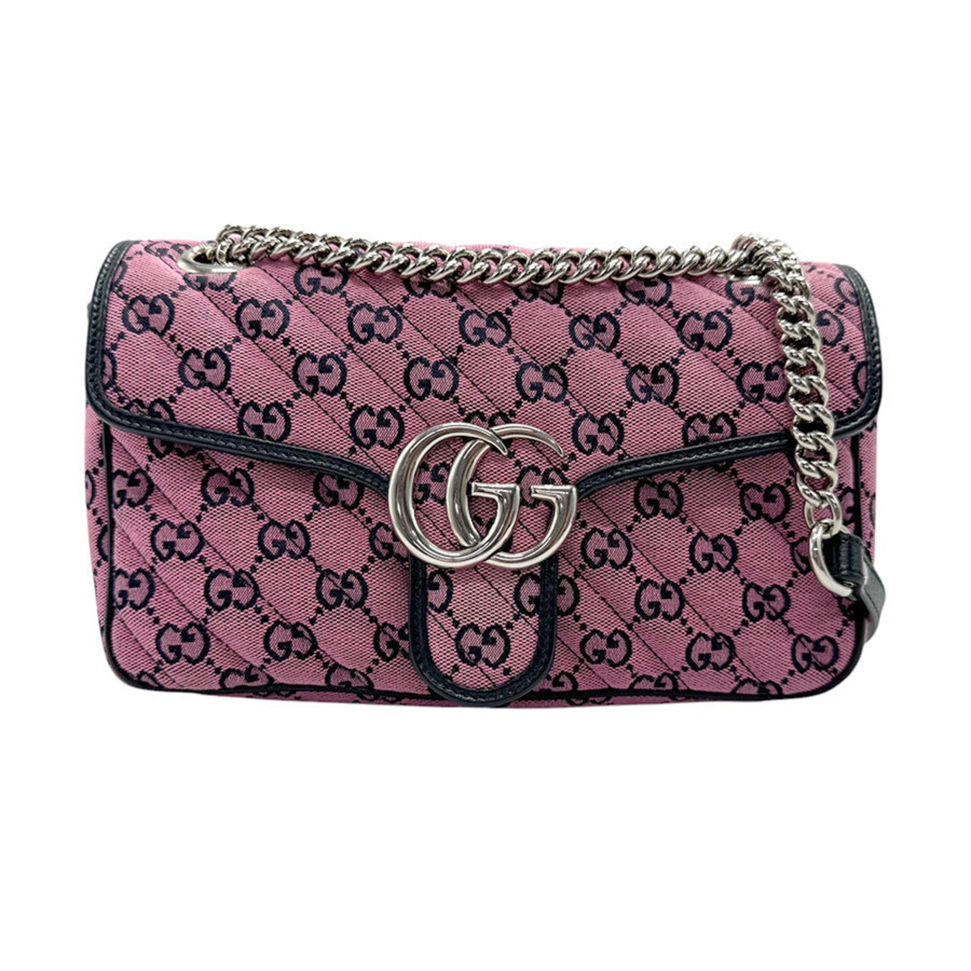 Gucci Black Gg Canvas Shoulder Bag ()