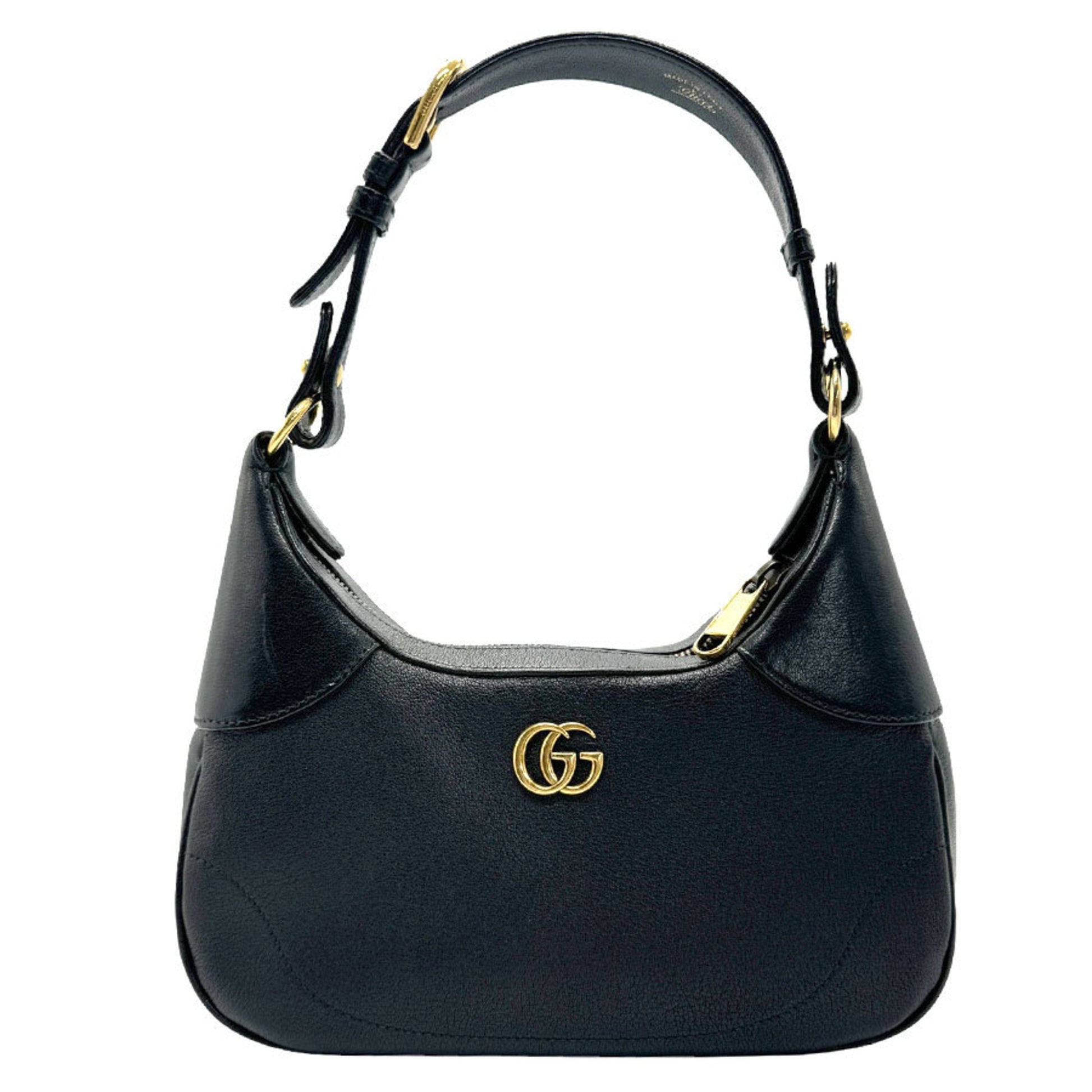 Gucci Black Leather Shoulder Bag ()