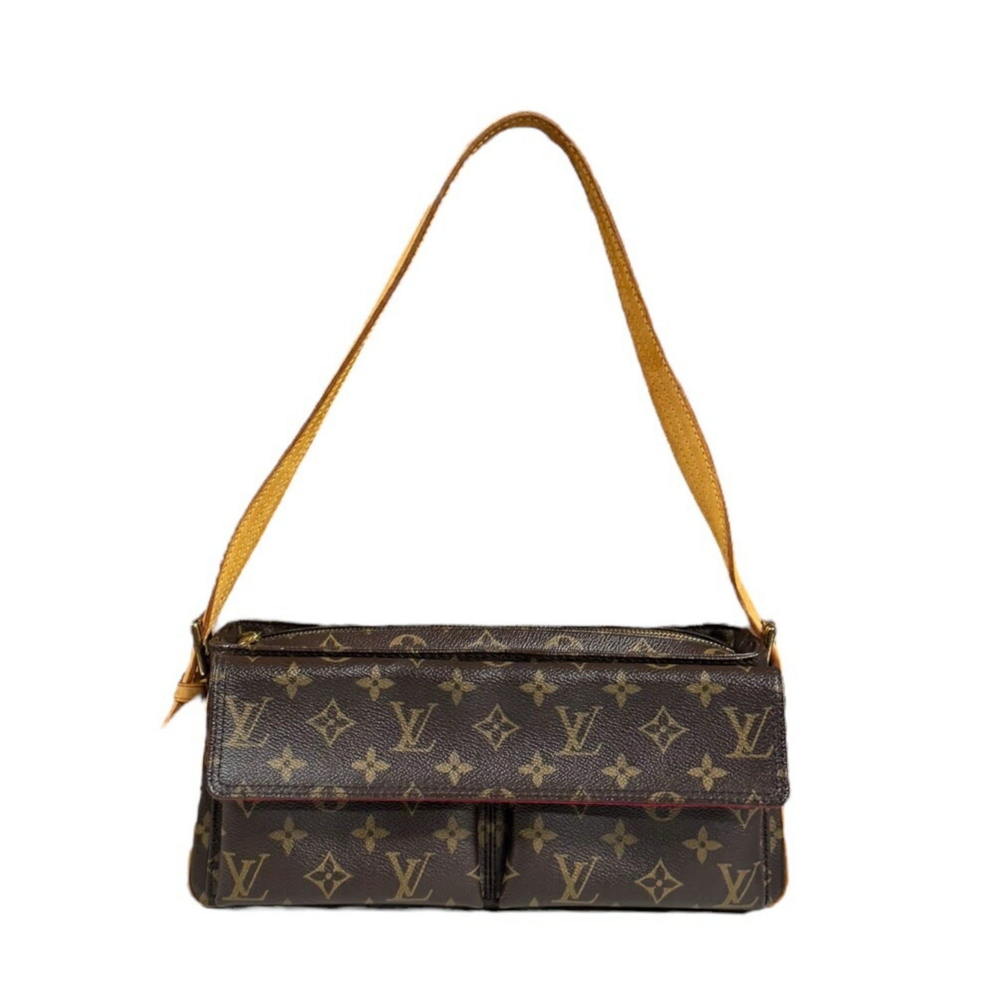 Louis Vuitton Brown Monogram Shoulder Bag ()