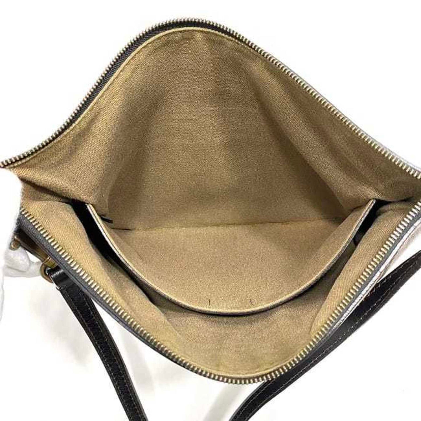 Louis Vuitton Utah Brown Coffee Leather Shoulder Bag