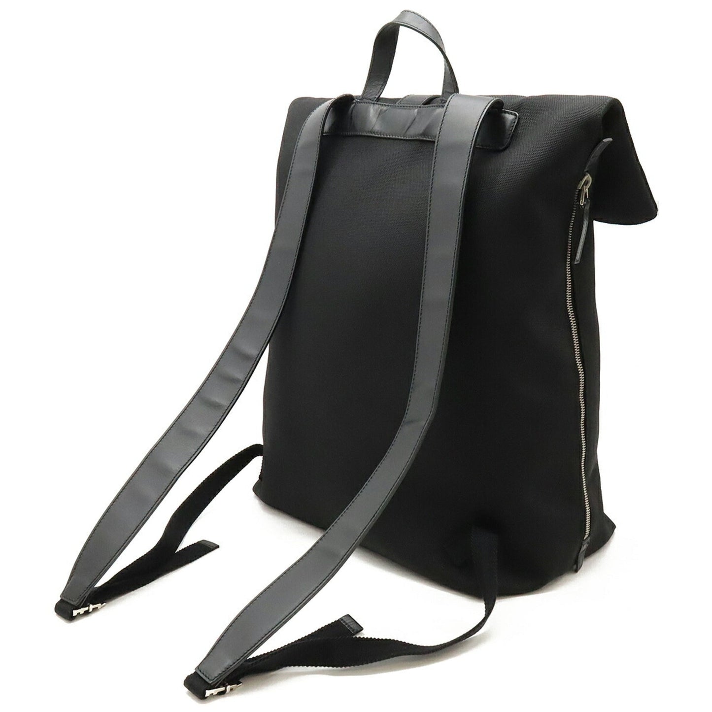 Gucci Black Green Red Color Canvas Leather Backpack