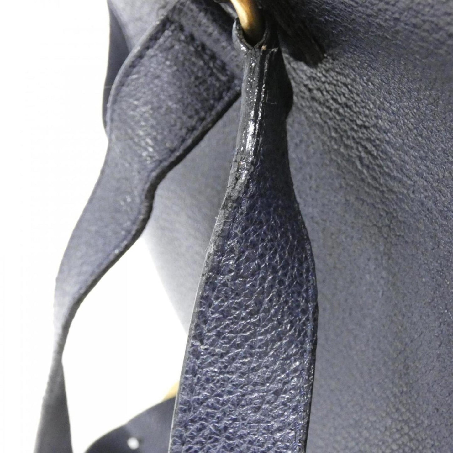Gucci Blue Suede Leather Backpack