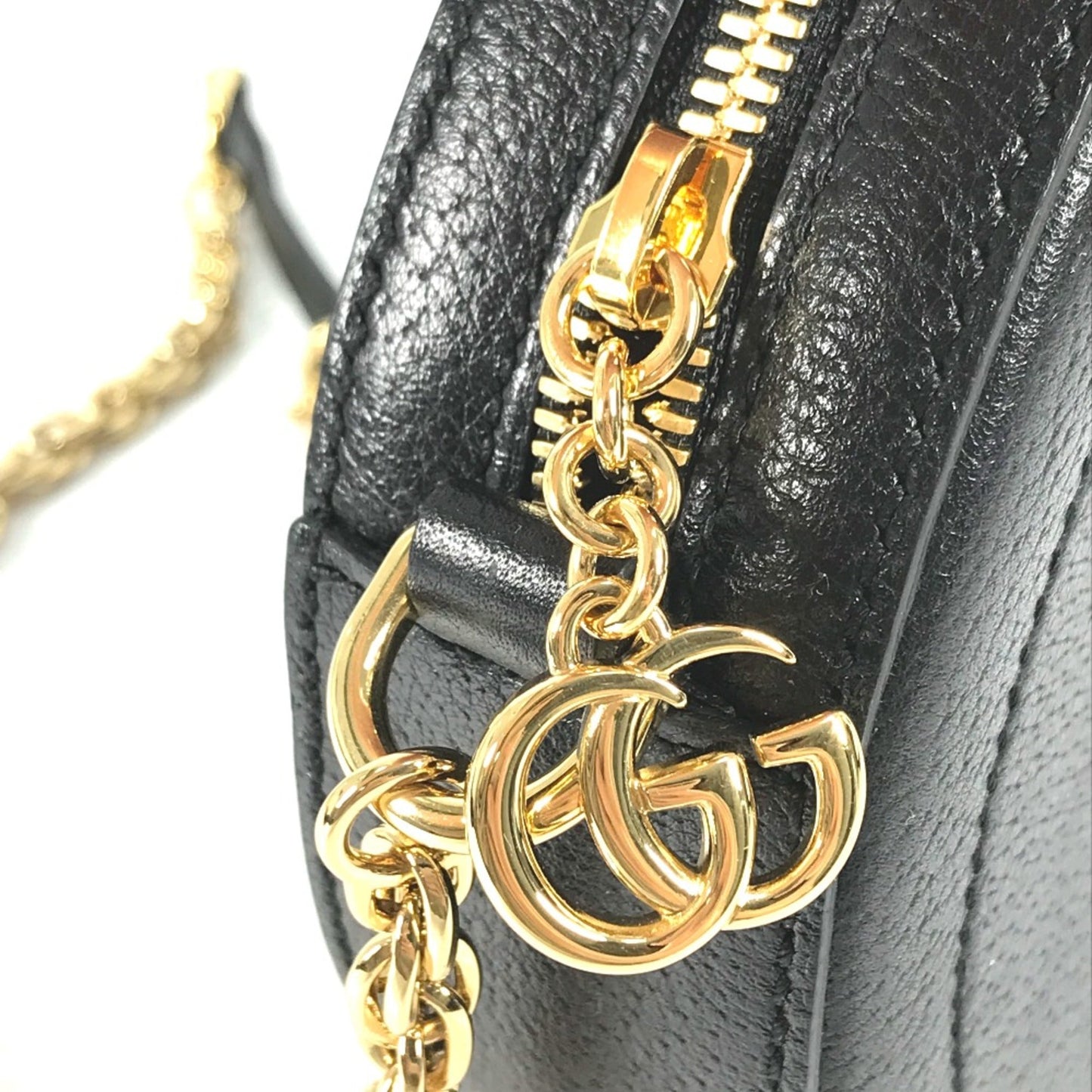 Gucci Black Leather Shoulder Bag