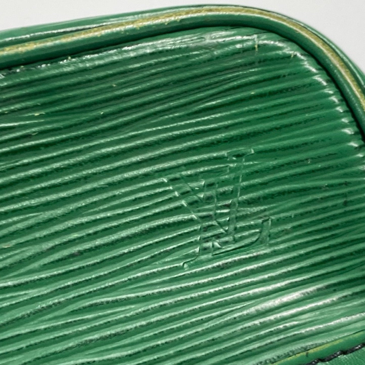 Louis Vuitton Green Leather Shoulder Bag