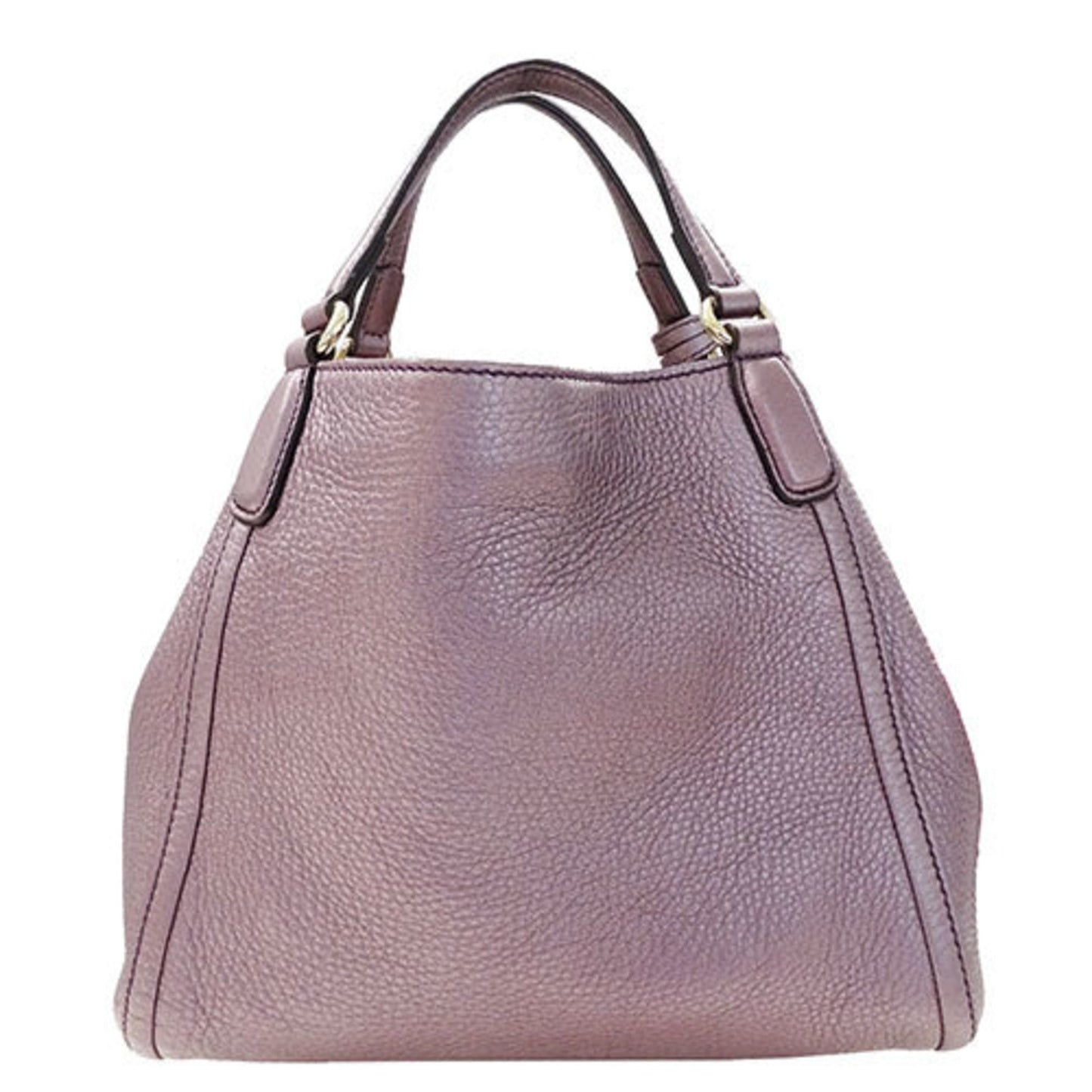 Gucci Metallic Purple Leather Handbag Shoulder Bag