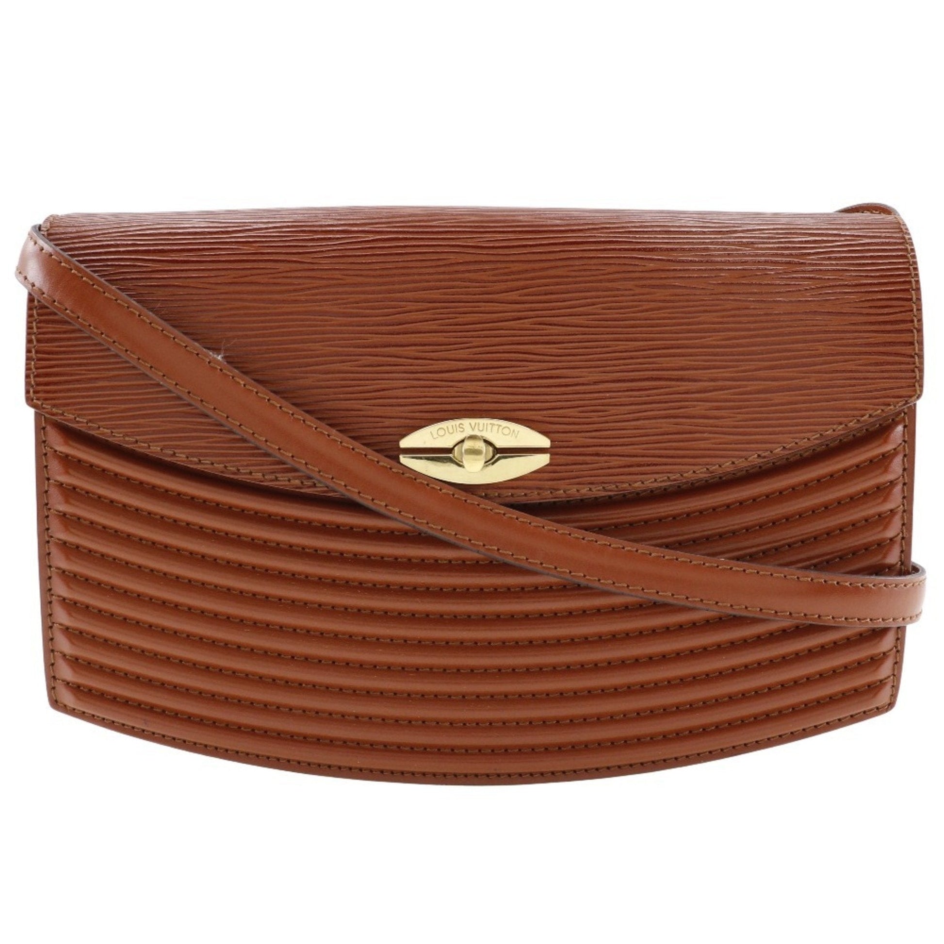 Louis Vuitton Brown Epi Leather Shoulder Bag ()