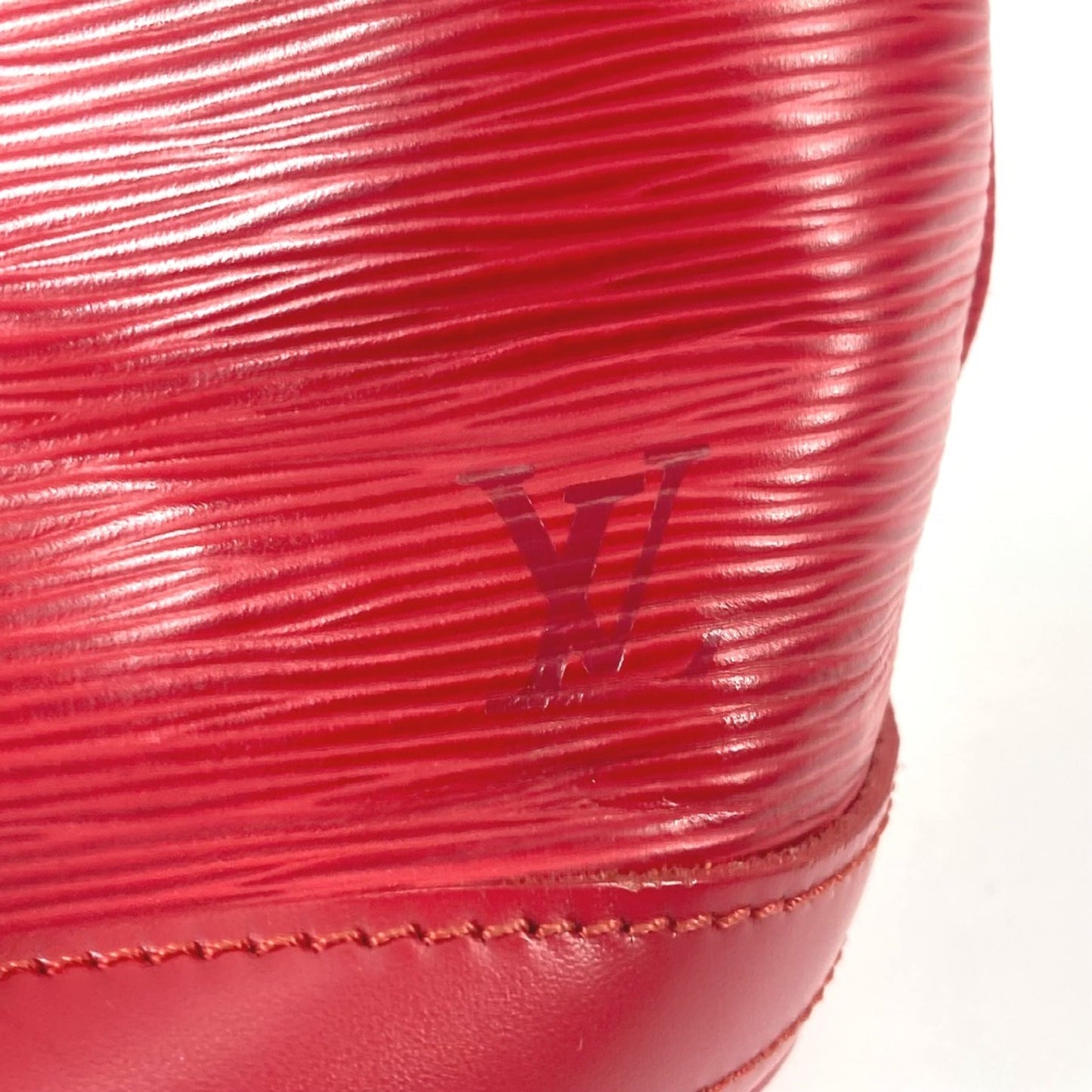 Louis Vuitton Red Leather Shoulder Bag