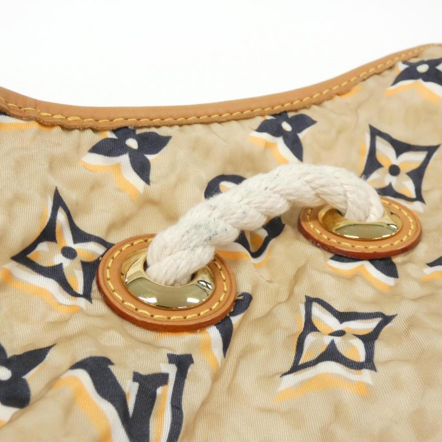 Louis Vuitton Beige Nylon Canvas Shoulder Bag