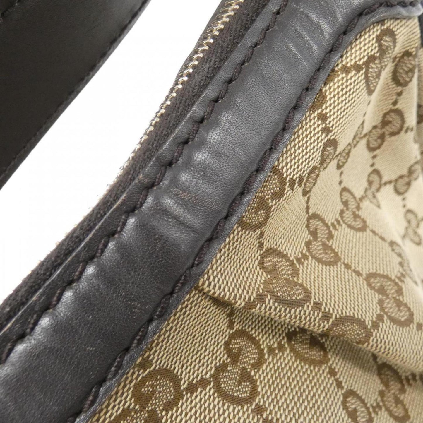 Gucci Gg Canvas Beige Brown Gg Canvas Shoulder Bag
