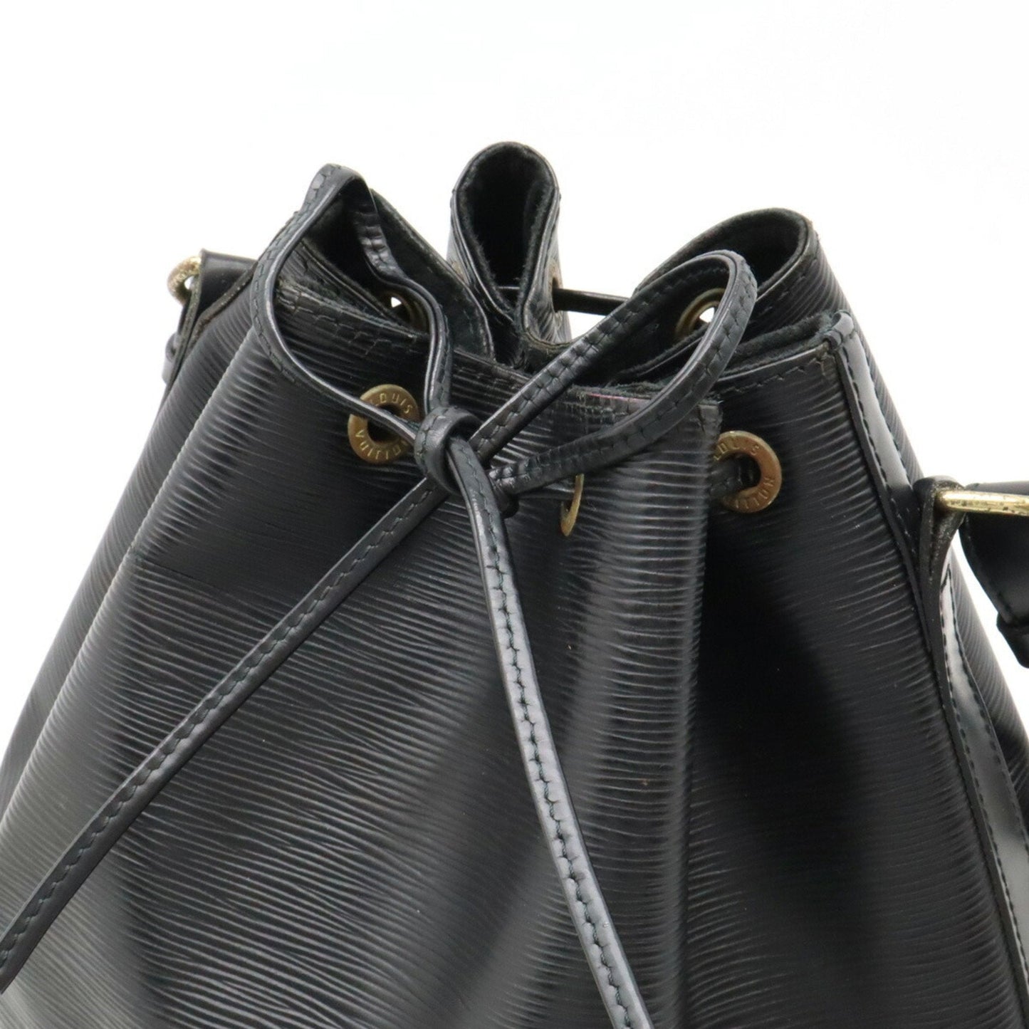 Louis Vuitton Black Noir Epi Leather Shoulder Bag