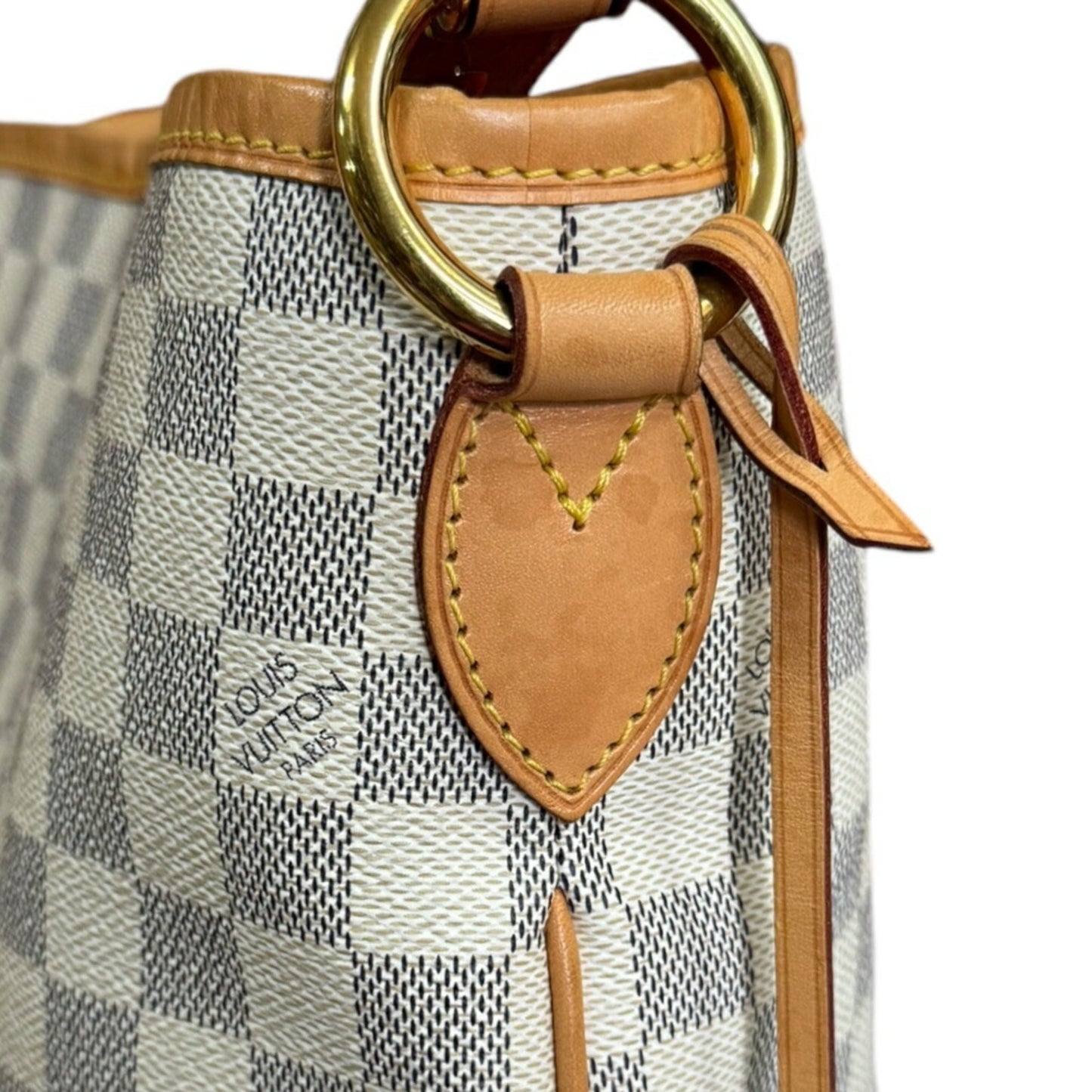 Louis Vuitton White Damier Azur Shoulder Bag