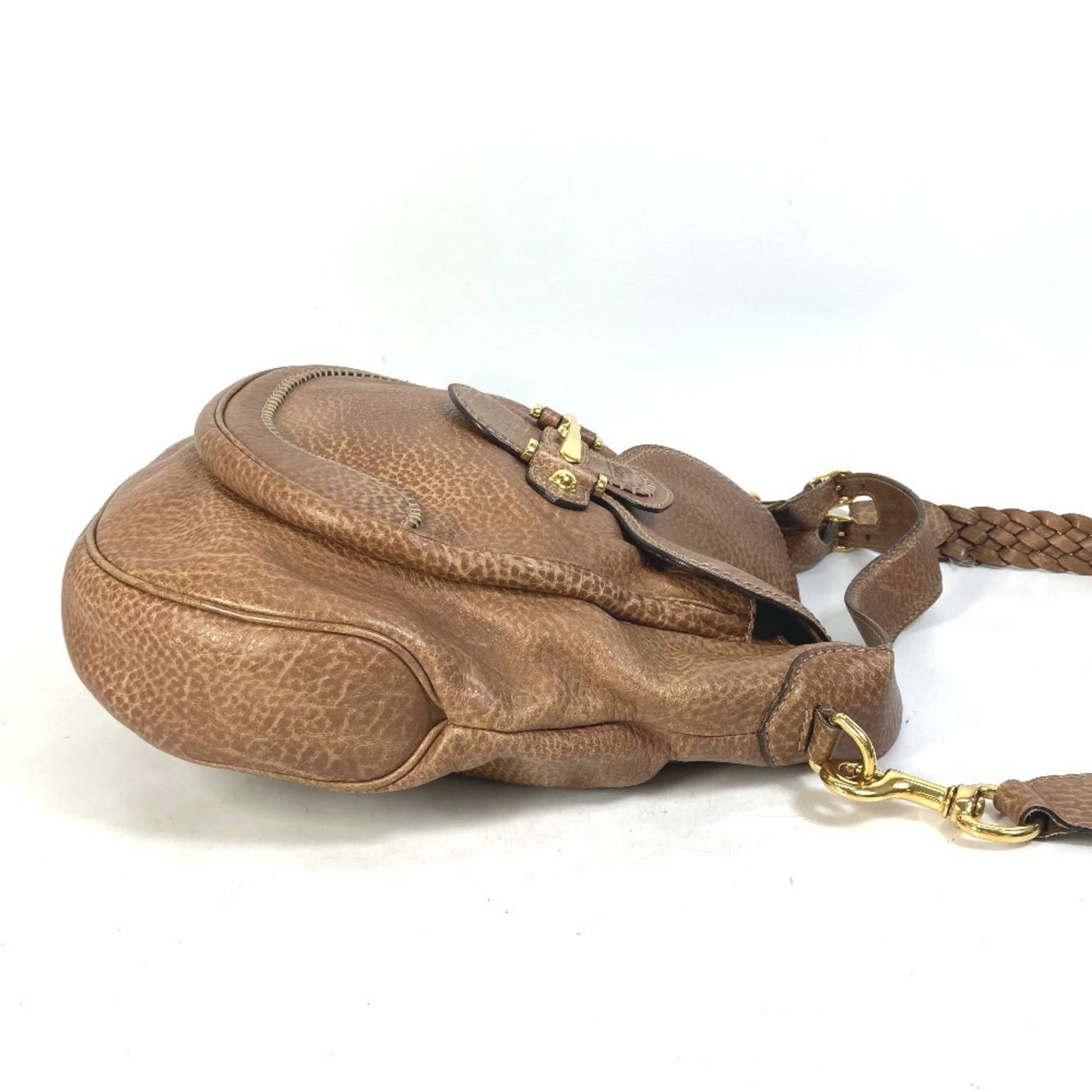 Gucci Brown Leather Shoulder Bag